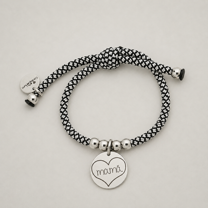 Pulsera mamá corazón