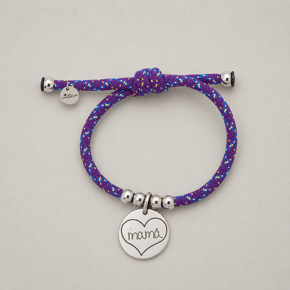 Pulsera mamá corazón