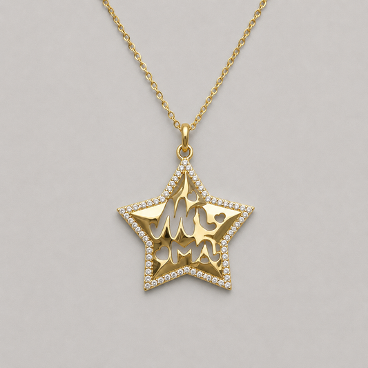 Collar estrella Mamá