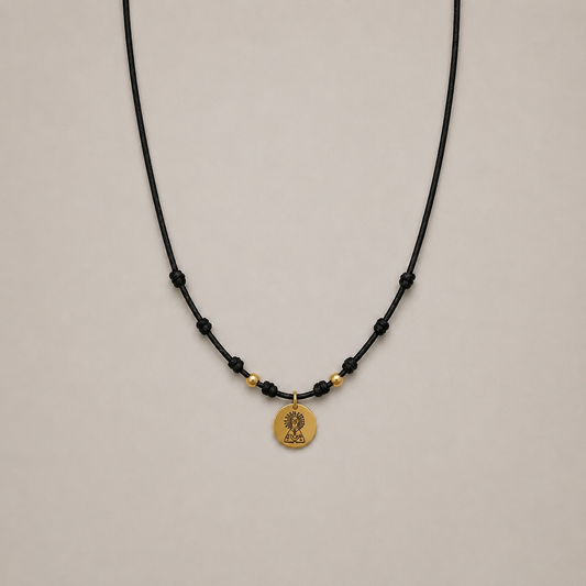 Collar virgen nudos