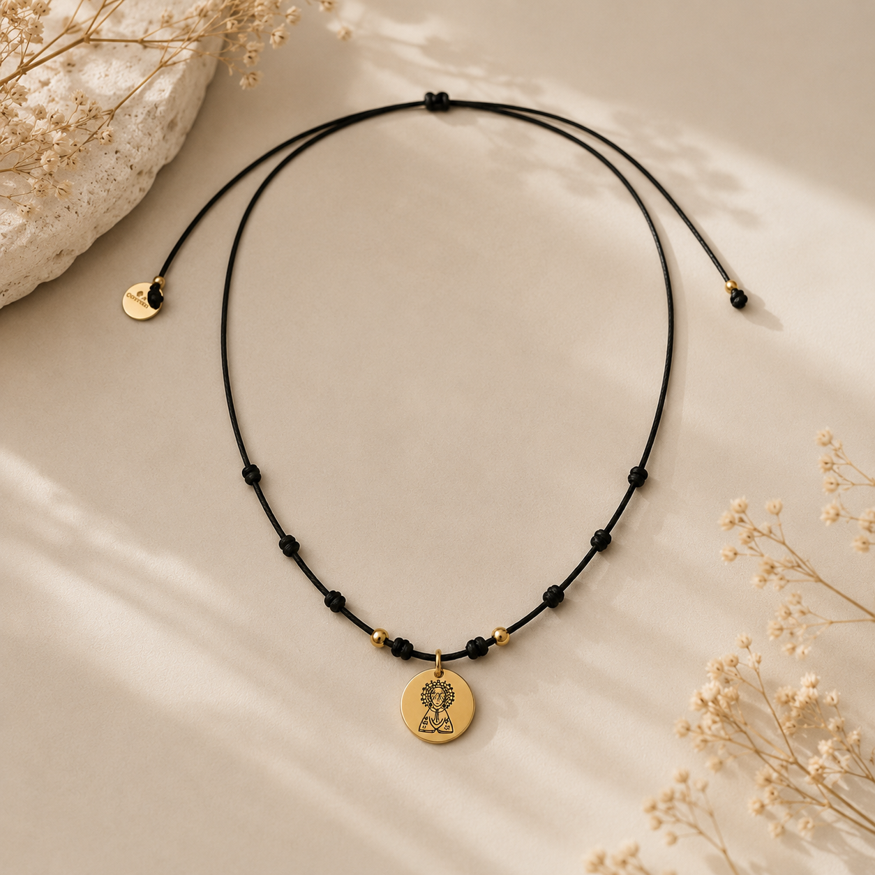 Collar virgen nudos