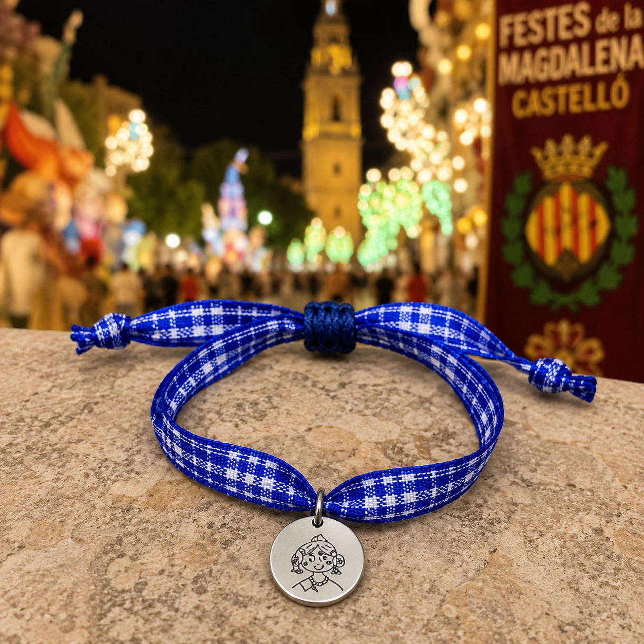 Pulsera cinta fallera