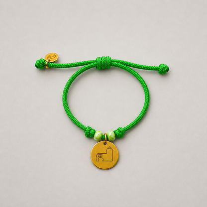 Pulseras Medalla Magdalena con cerámicas