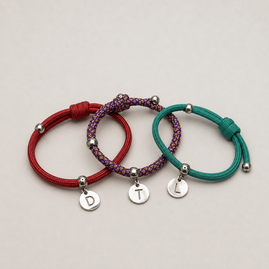 Pulsera inicial colores eventos