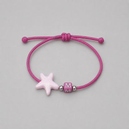 Pack 5 Pulseras letrita con superestrella