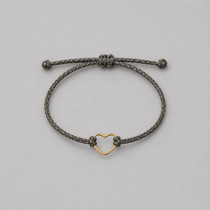 Pack Pulseras corazón dorado boda