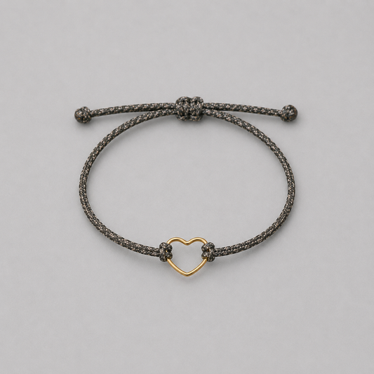 Pack Pulseras corazón dorado boda
