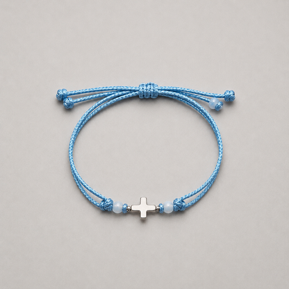 Pack Pulsera cruz plateada eventos