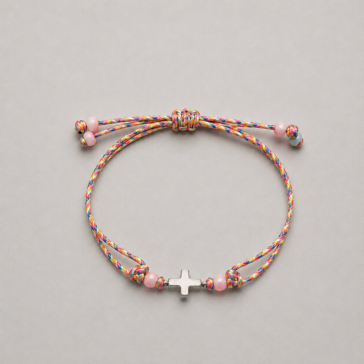 Pack Pulsera cruz plateada eventos