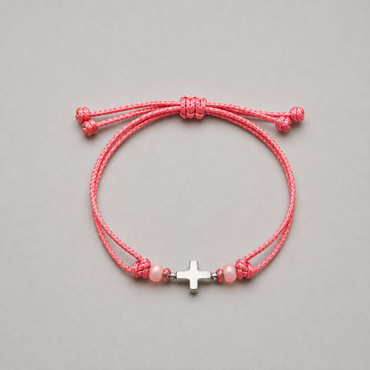 Pack Pulsera cruz plateada eventos