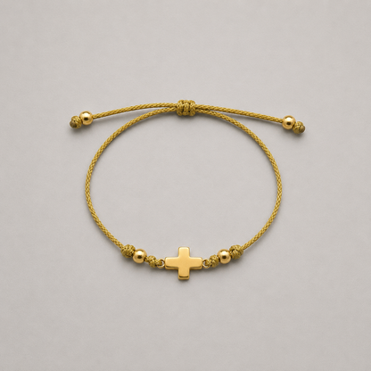 Pack Pulsera Cruz Dorada Eventos