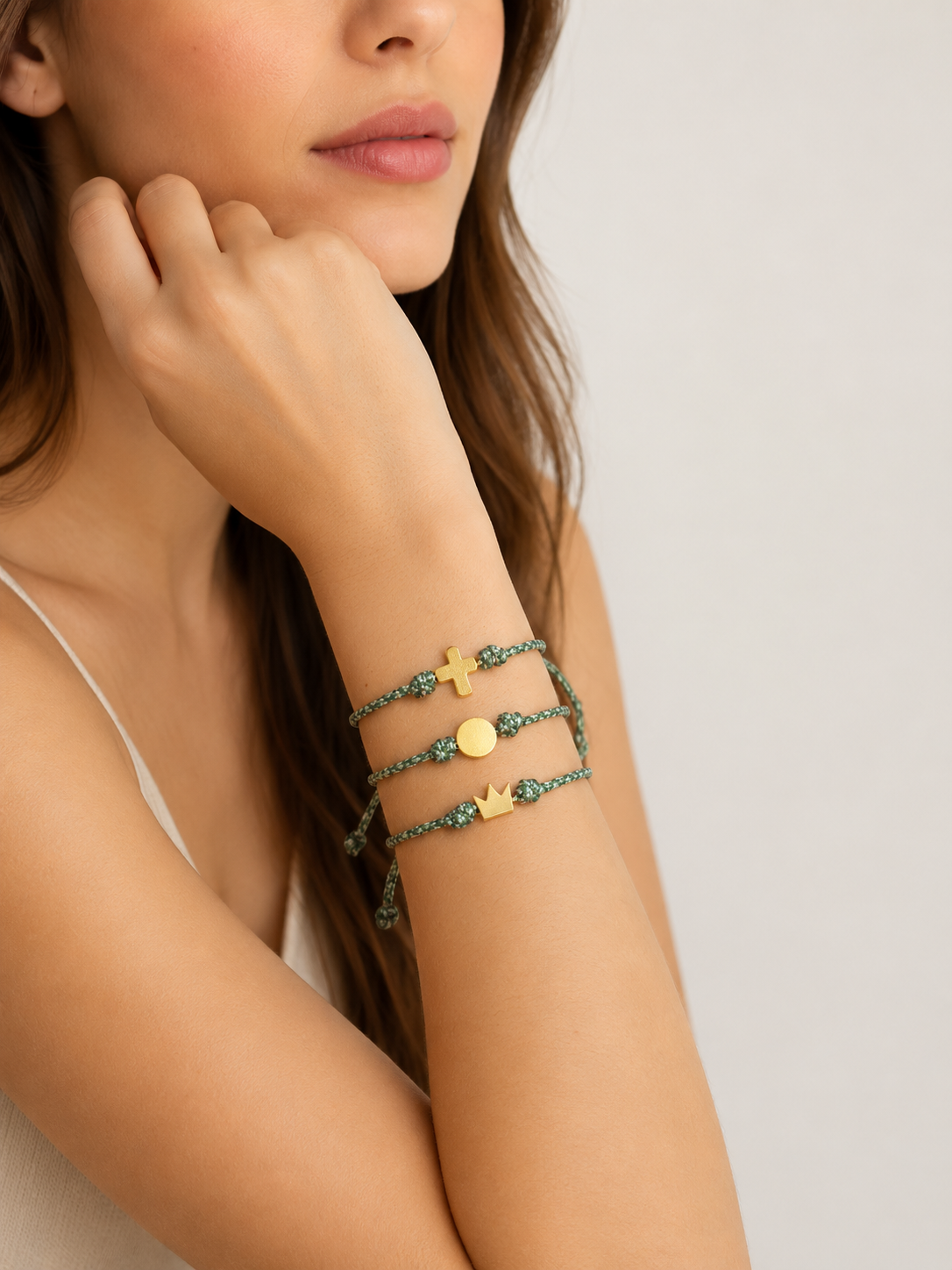 Pack Pulseras formas doradas evento