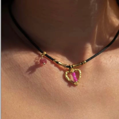 Collar Corazón Dorado