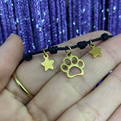 Collar huella Estrellitas