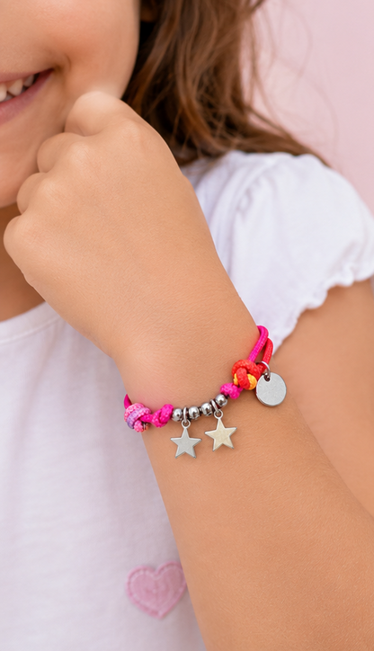 Pulseras niña dos estrellitas