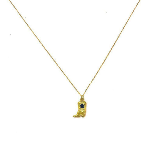 Collar bota cowboy