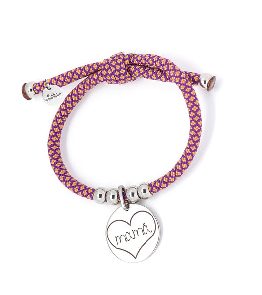 Pulsera mamá corazón