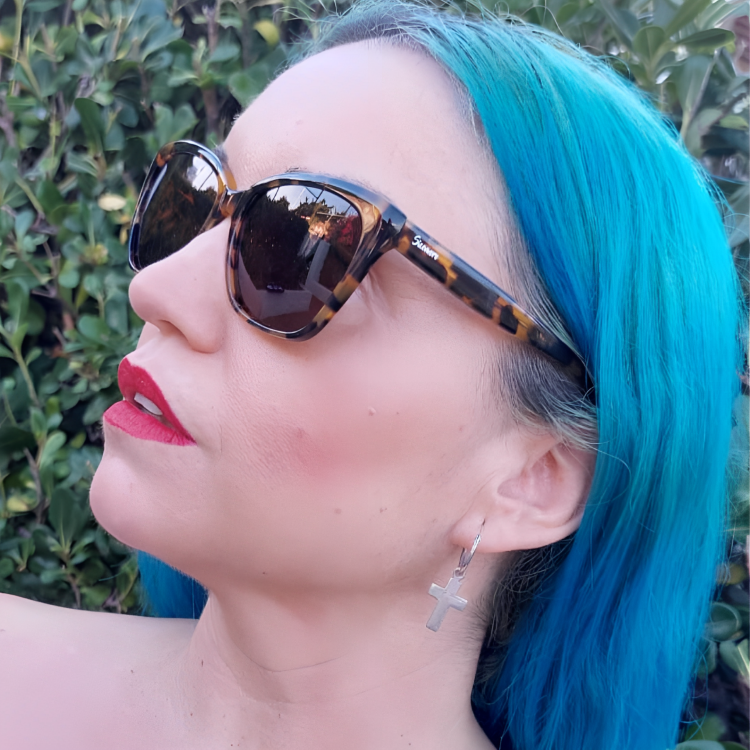 Gafas de sol con estampado "leopardo"