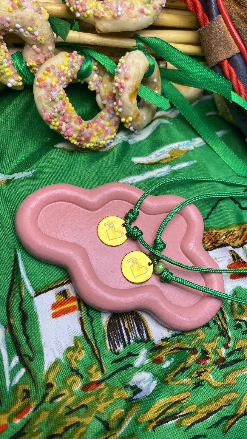 Pulseras Medalla Magdalena con cerámicas